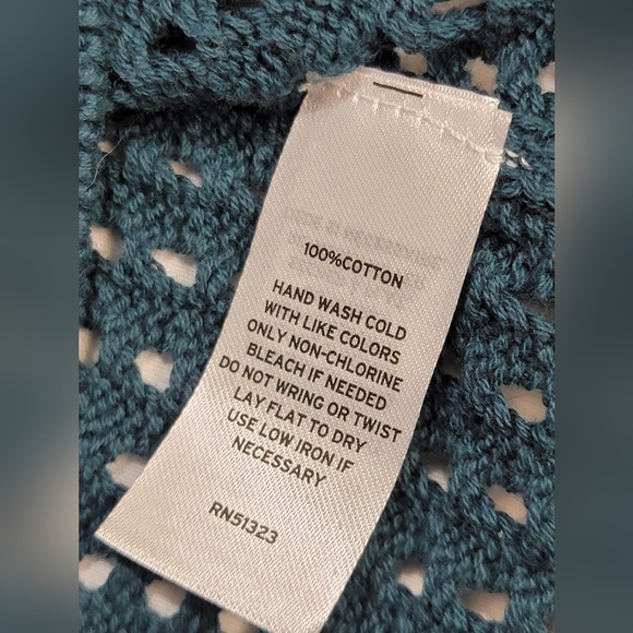 Halogen Knit Tank Top Sleeveless Open Weave 100% Cotton Blend Size XXL - Picture 6 of 9